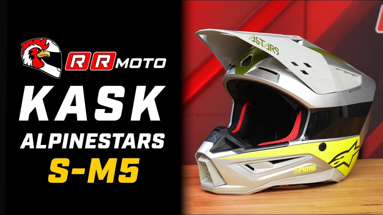 ALPINESTARS S-M5 - lekki kask crossowy z wydajną wentylacją