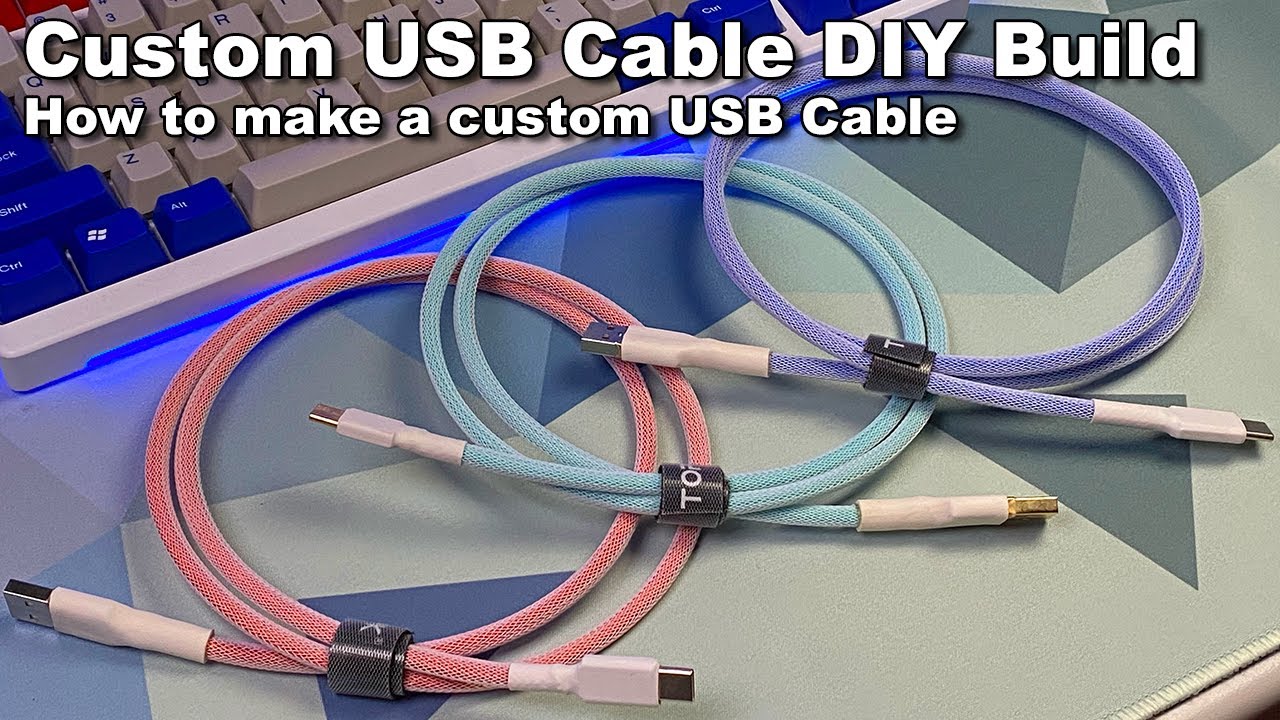 Learn how to make your own custom USB Cable (DIY build guide)