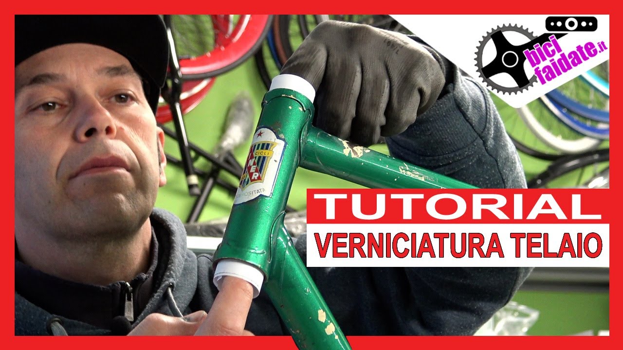 RESTAURO BICI DA CORSA - VERNICIATURA FAI DA TE #PARTE2