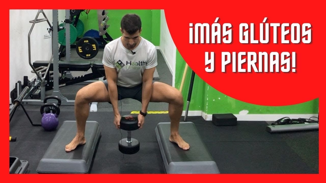 ¿Cómo hacer una SENTADILLA SUMO con MANCUERNA? 💪 y sobre STEPS ✅ (la Mejor TÉCNICA para GLÚTEOS)