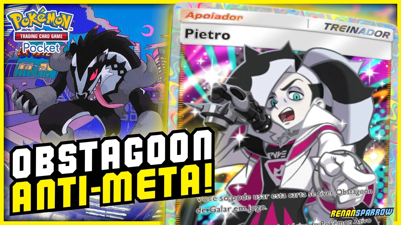 DECK OBSTAGOON do PIERS NÃO DEIXA NINGUÉM JOGAR! || Pokémon TCG Pocket #440