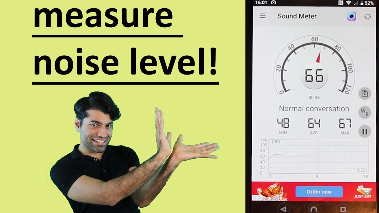 How to measure noise level using your smart phone