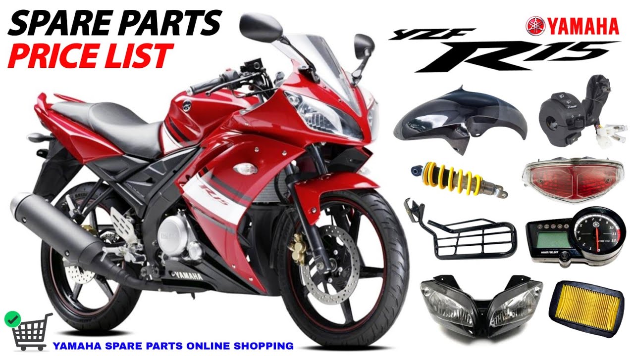 Yamaha R15 Spare Parts Price List ❤️🔥 | YZF R15 VERSION 01 | Online Shopping +91 98932 35053