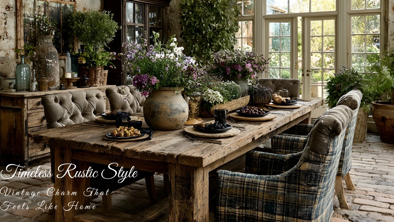 Transform Your Home with Timeless Rustic Vintage Decor | Cozy & Classic Interior Design Ideas
