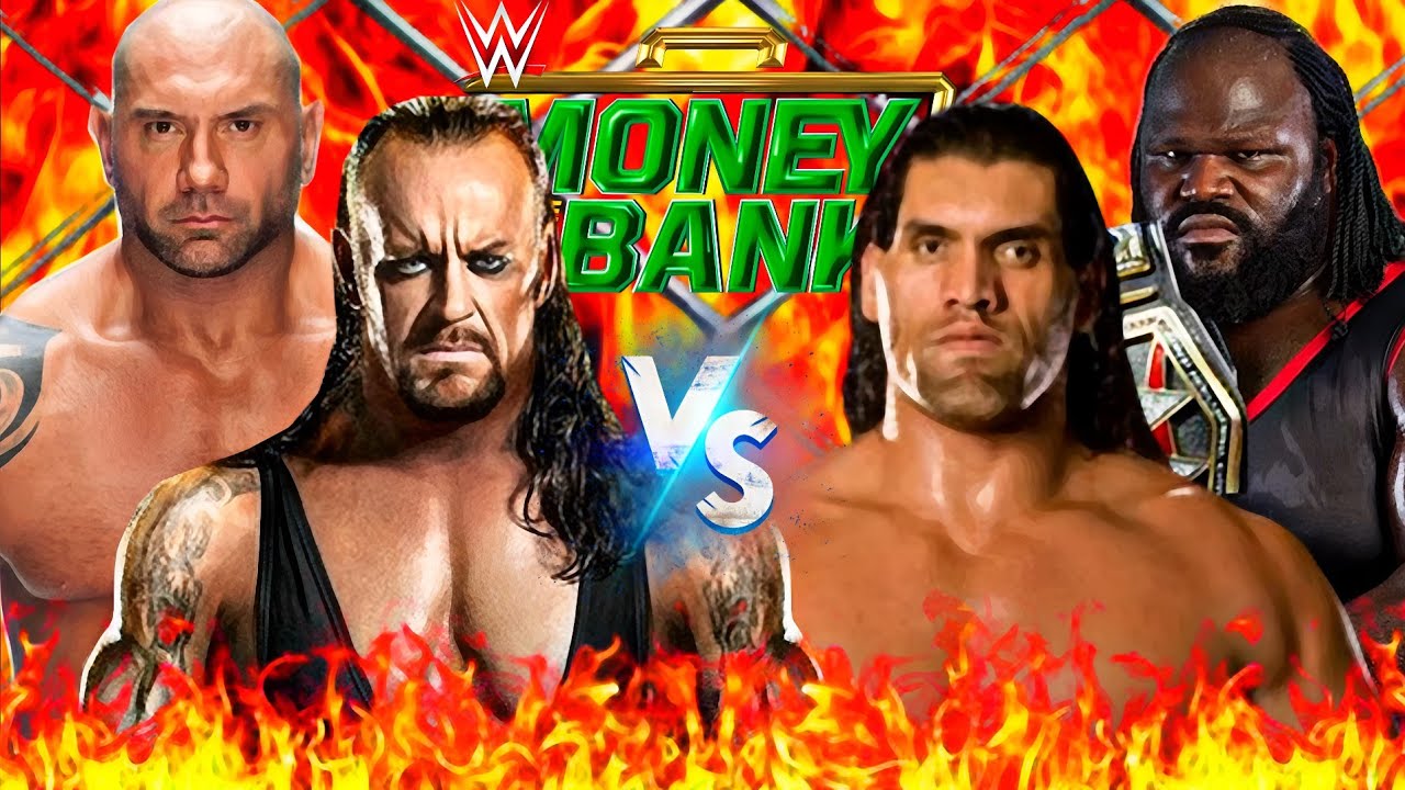 Undertaker and Batista vs The Great Khali and Mark Henry Elimination Tag Team Match in WWE 2k25