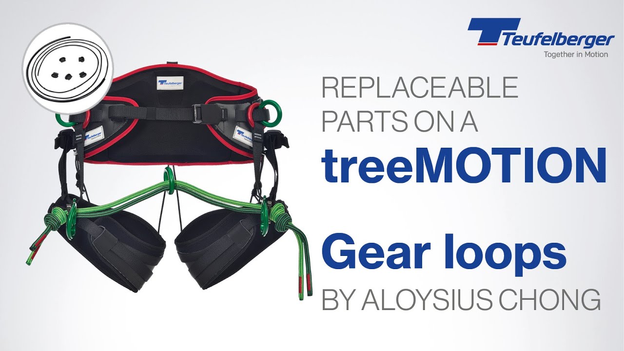 How to install or replace gear loops on your treeMOTION by Aloysius Chong