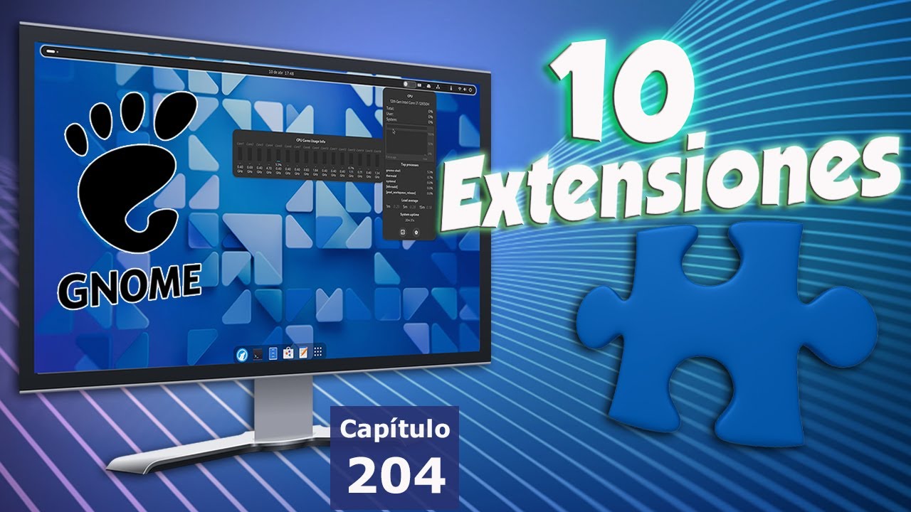 10 Extensiones para GNOME recomendadas en 2025 | Fedora Ubuntu Debian Arch OpenSUSE