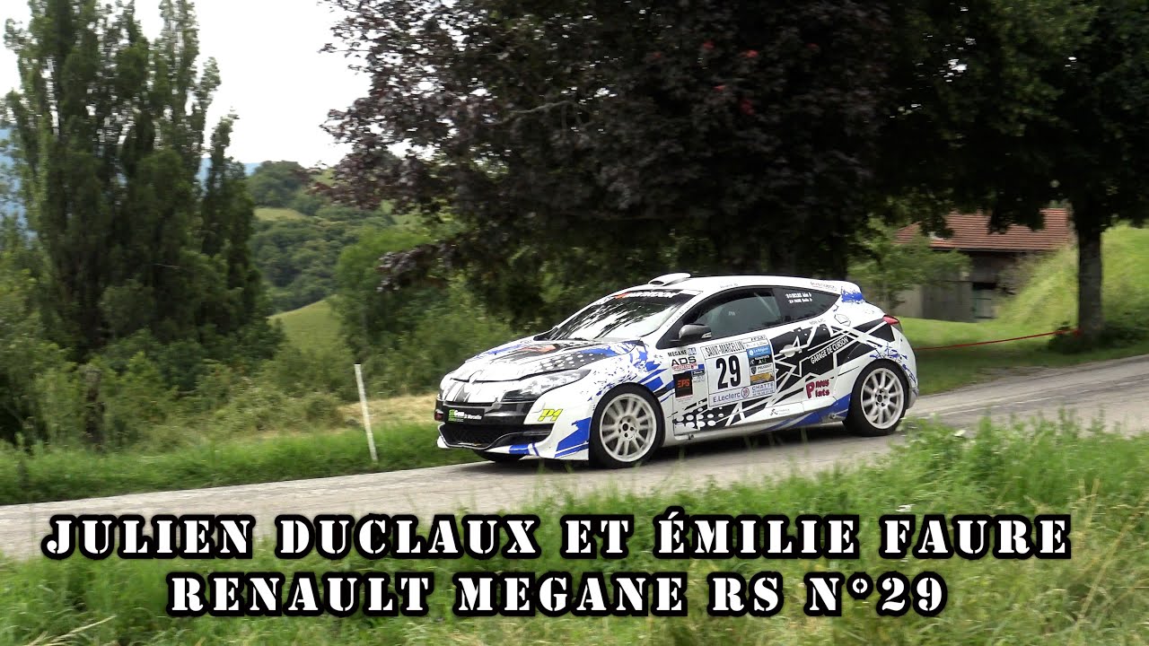Rallye de Saint Marcellin 2023 - Renault Megane RS N°29 - Julien DUCLAUX et Émilie FAURE