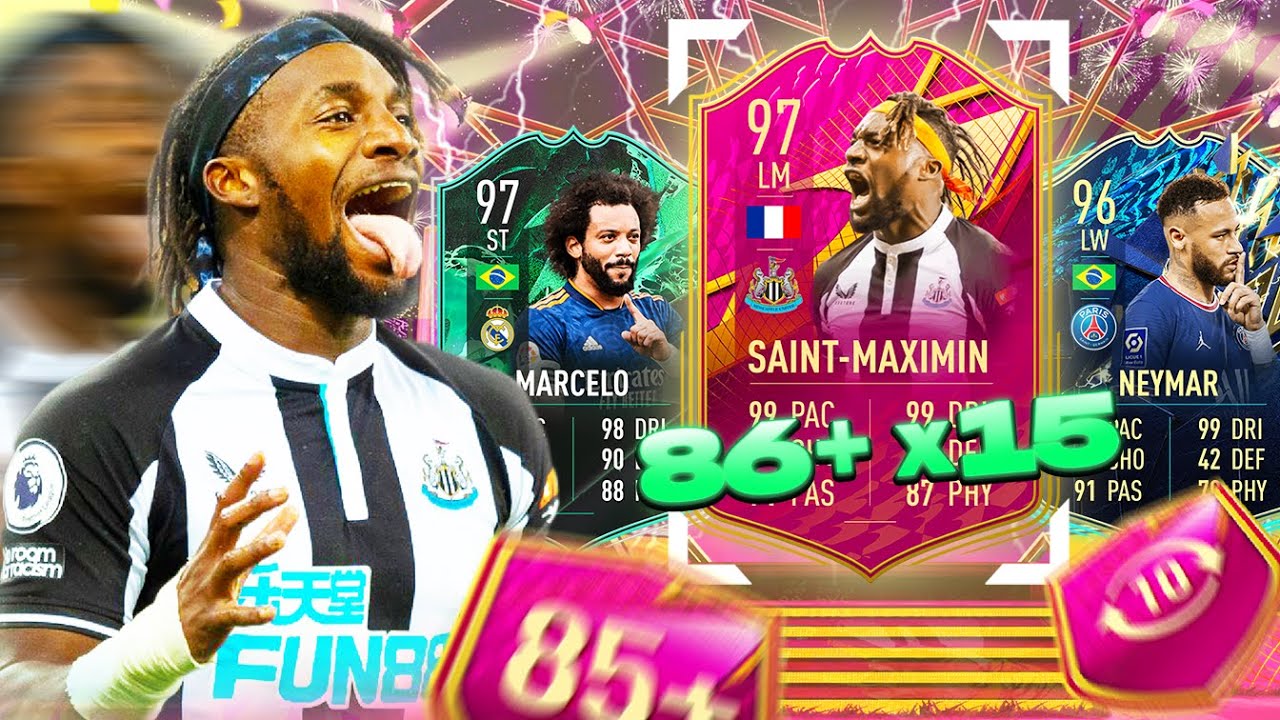 86+ x15 PACKS! 85+ x10 PACKS! OMG I PACKED TOTS NEYMAR! FIFA 22 FUTTIES SWAPS!