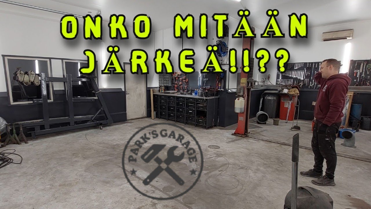 Remontoidaan koko 80m2 autotalli täysin!