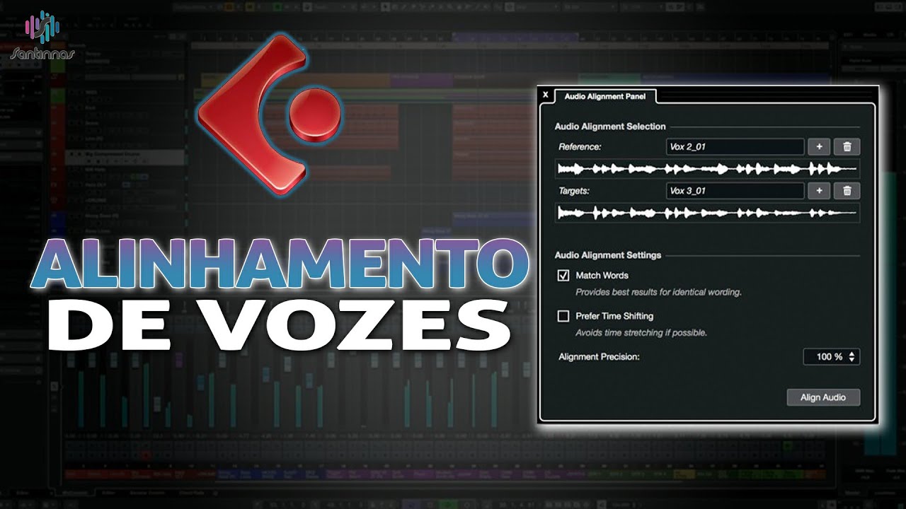 Alinhamento de vozes - Cubase