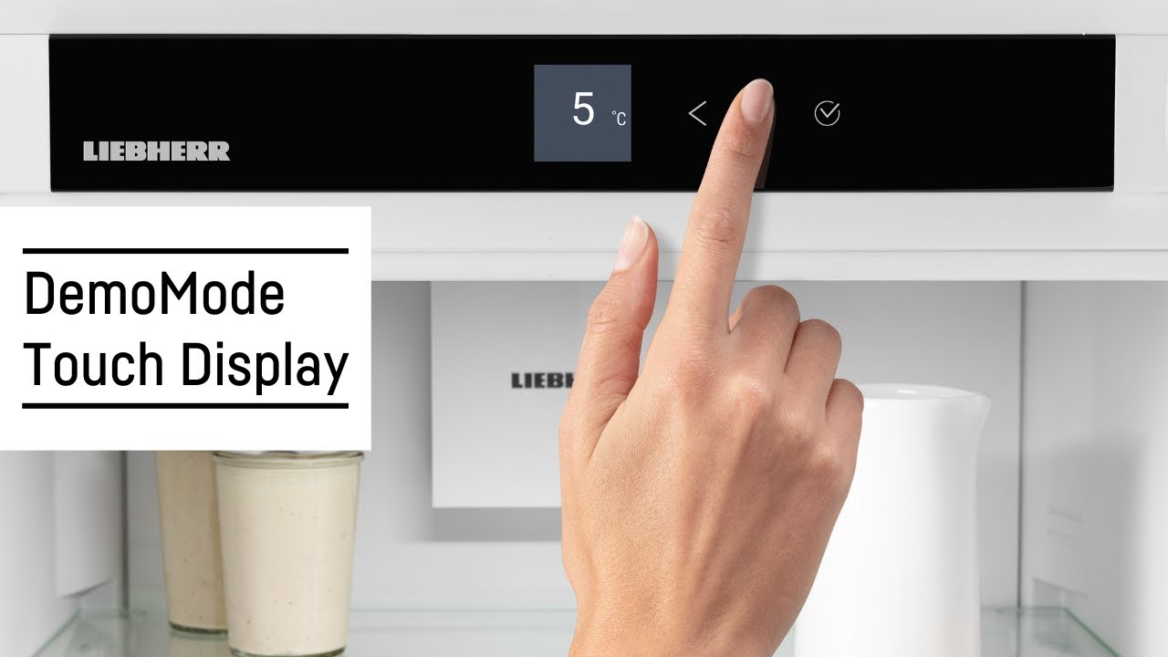 DemoMode ein- und ausschalten mit Touch Display | Liebherr