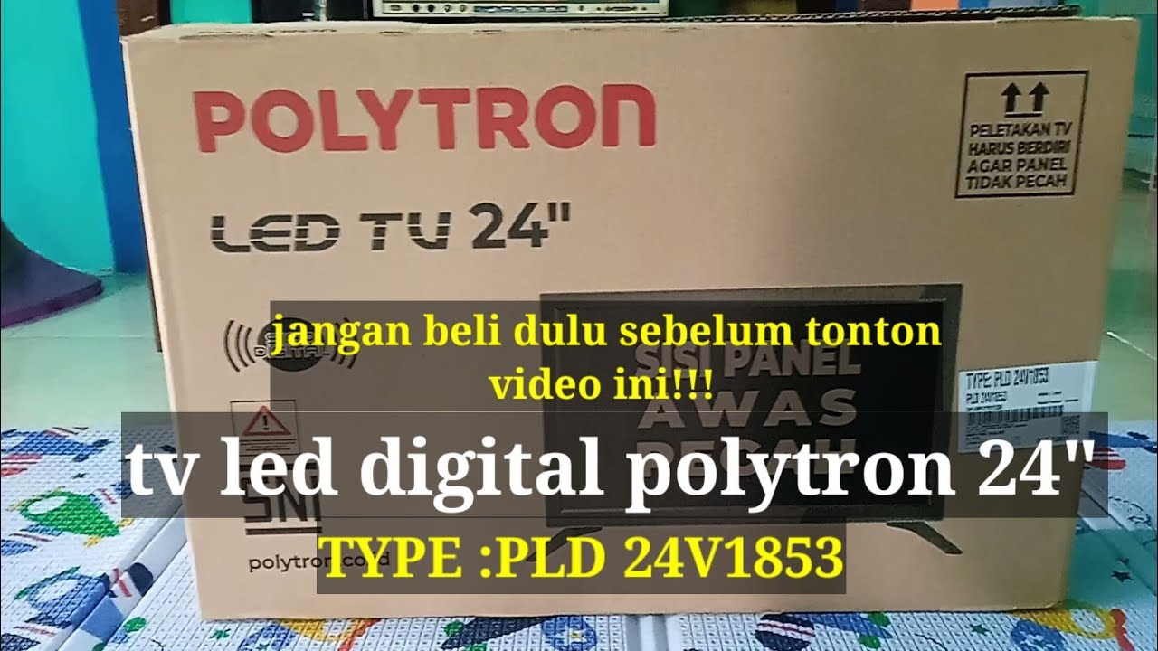 REVIEW TV LED DIGITAL POLYTRON 24