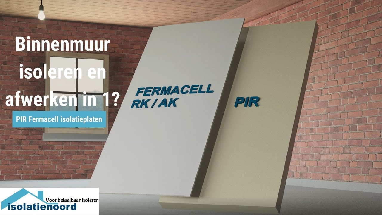 Binnenmuur isoleren en afwerken met PIR Fermacell Isolatieplaten | isolatienoord.nl