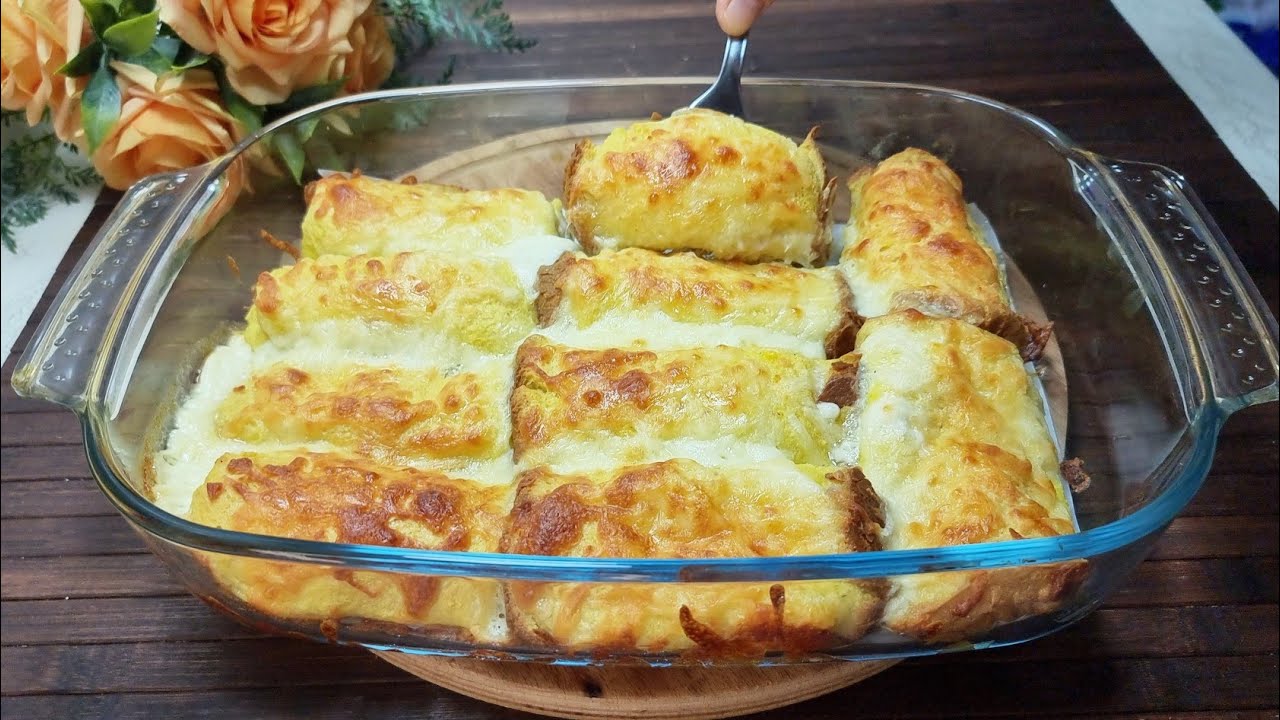 Pak Djathë,Qumësht dhe Vezë💯Pa brum Pa lodhje I gatuaj për 10 minuta👌Pite me djathë 