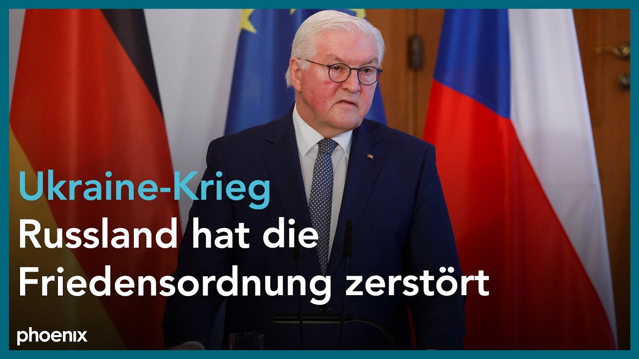 Pressekonferenz von Frank-Walter Steinmeier mit dem tschechischen Präsidenten Petr Pavel am 21.03.23