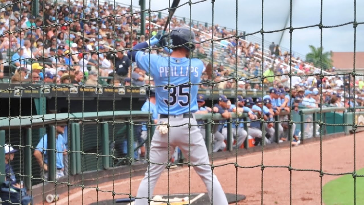 The Perfect Tampa Bay Rays Spring Training Baseball Day - Home Plate Seats / Good Weather & Hot Dogs