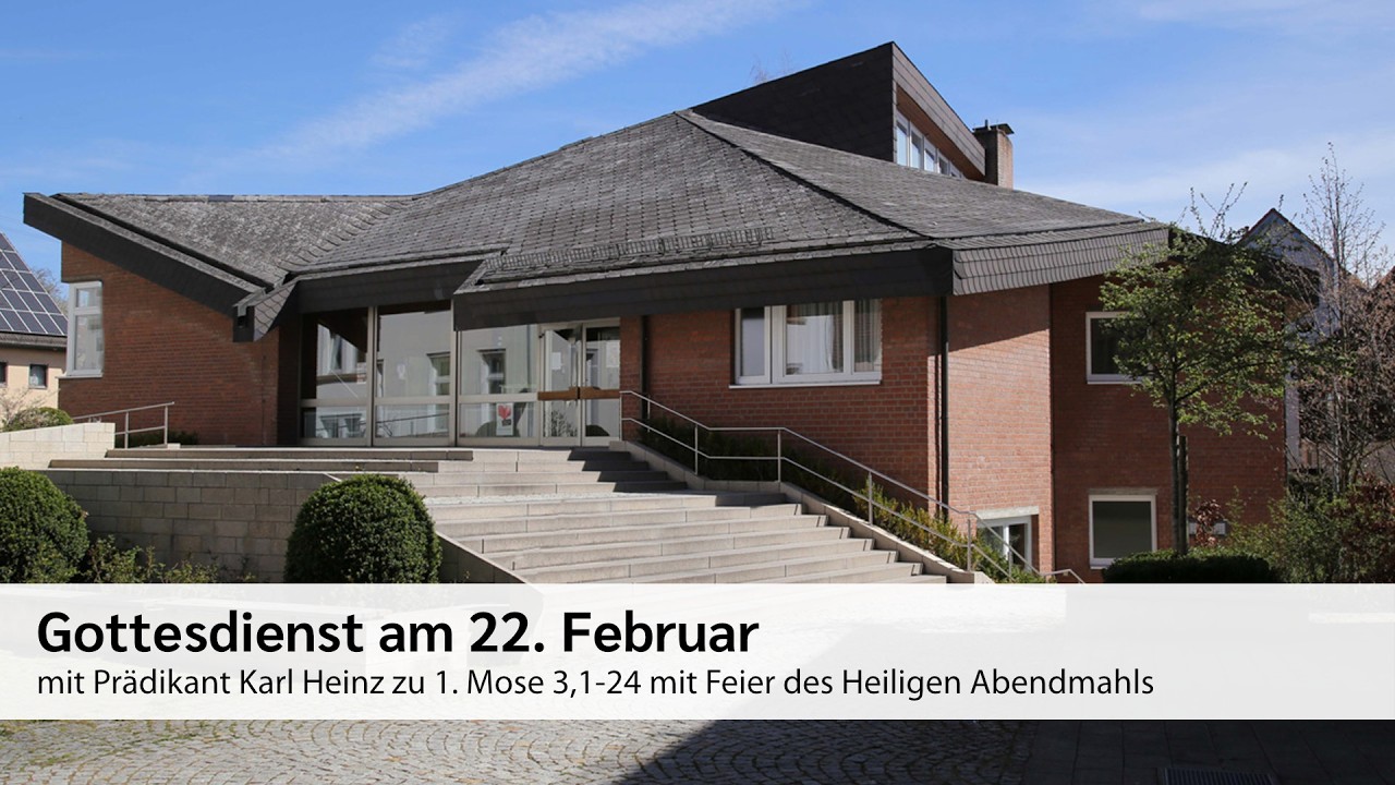 Gottesdienst am 22. Februar
