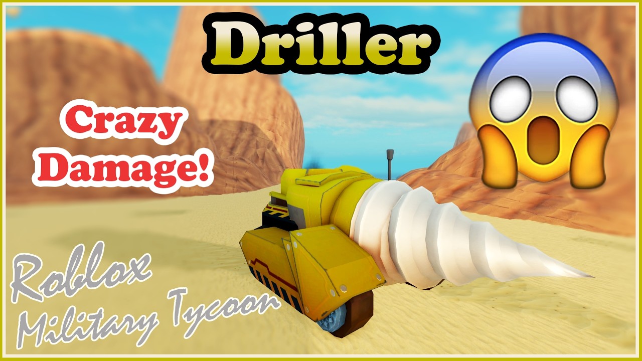 Driller, Insane Damage That You Gotta See! Military Tycoon Roblox