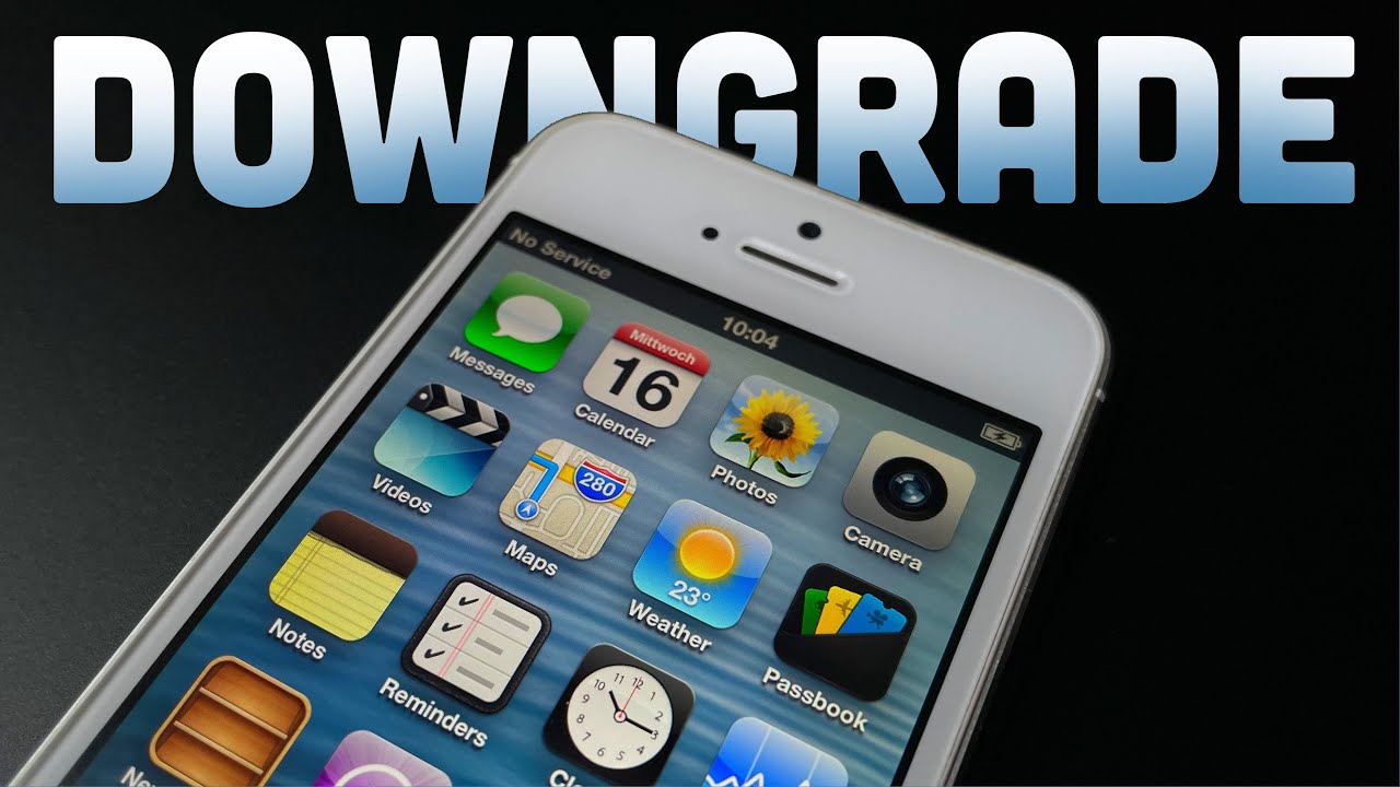 понижение версии iPhone 5 до iOS 6 с помощью n1ghtshade