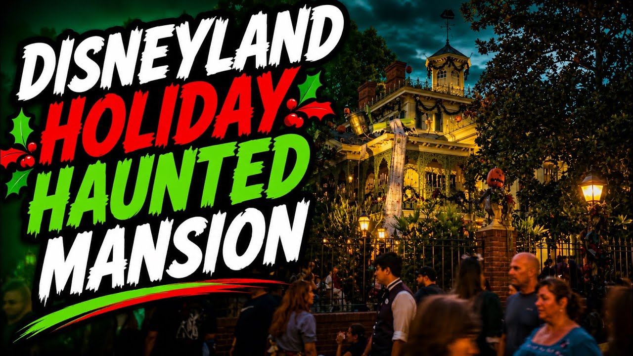 Haunted mansion holiday overlay-Disneyland
