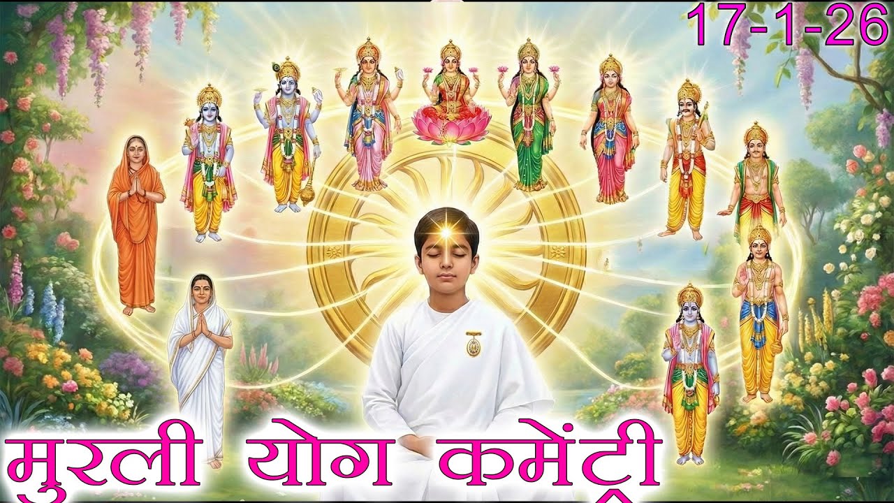 मुरली पर आधारित योग | स्वदर्शन चक्रधारी | 17-1-26 | Murli Yog Commentary