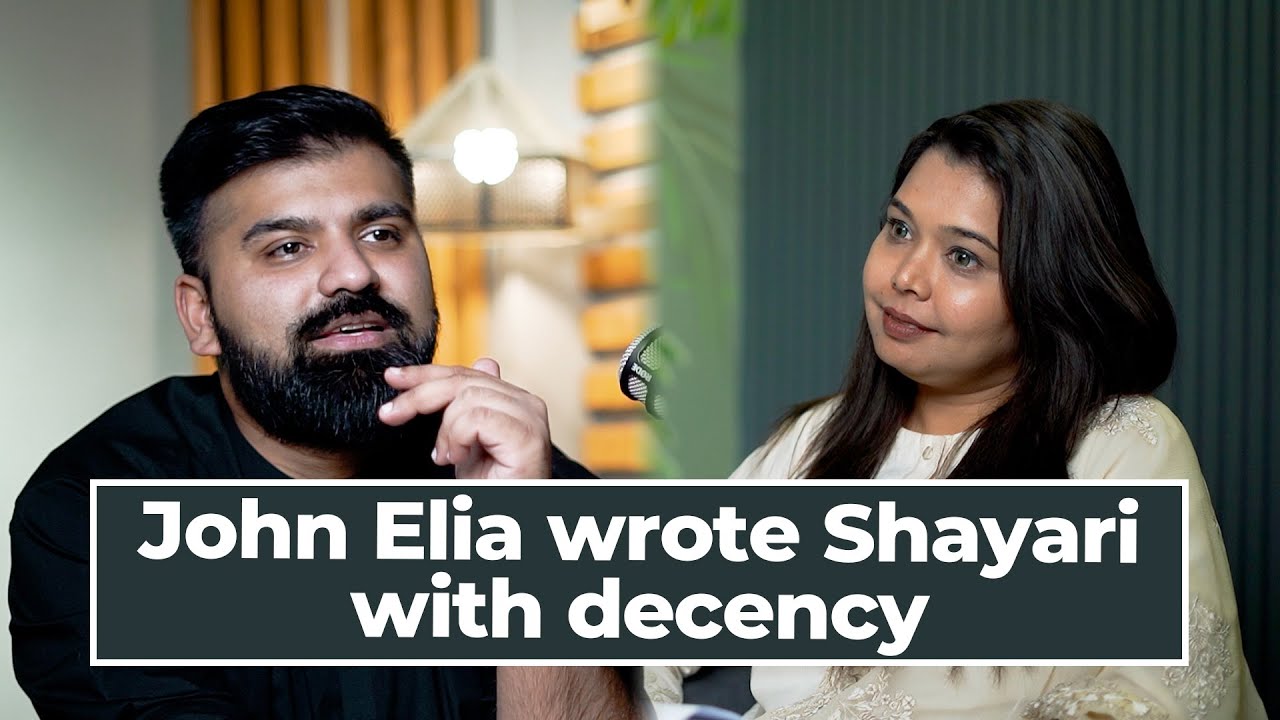 John Elia wrote Shayari with decency