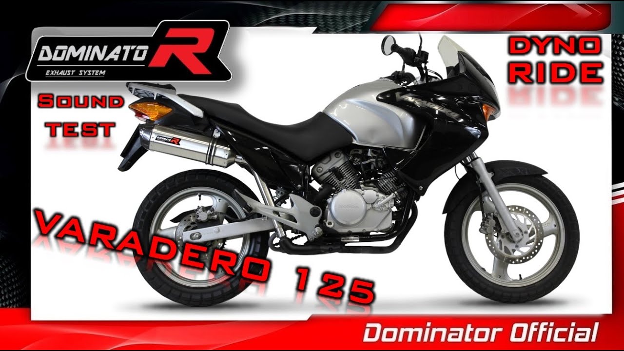 Honda Varadero 125 2006💥 Dyno 🔥 Pure Sound 🔊 Dominator Exhaust 🎧HQ Sound 🇵🇱⚡Exhaust Compilations