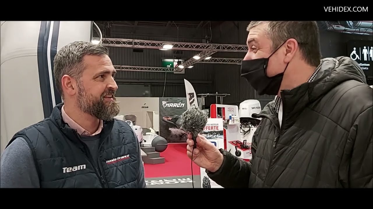 Honda France - Présentation d'une partie de la gamme des moteurs pour les bateaux - Nautic 2021