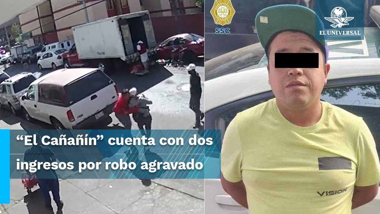 Agarraron a la rata. Detienen a “Chinero” de La Merced que fue grabado asaltando a una persona