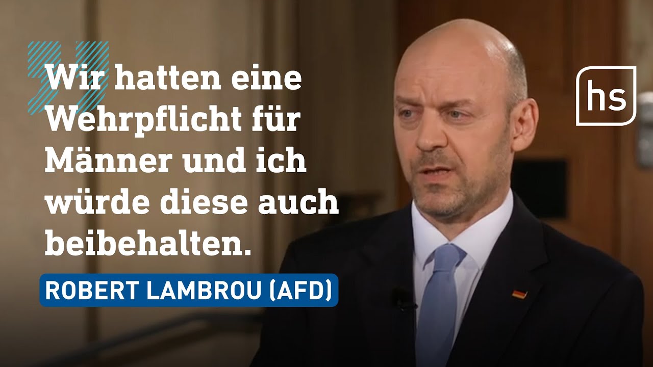 Robert Lambrou (AfD) im hr-Sommerinterview | hessenschau 