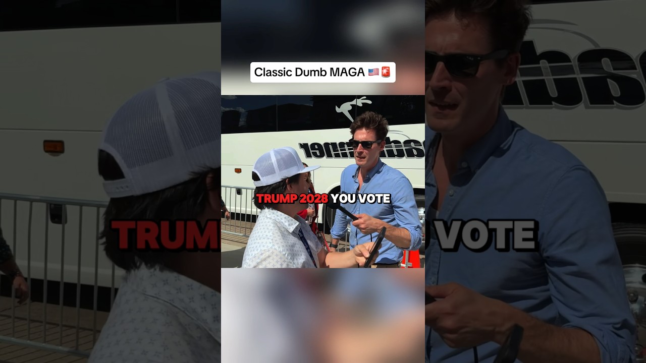 Типичные недалекие сторонники MAGA 🇺🇸🚨 #интервью #политика #сша