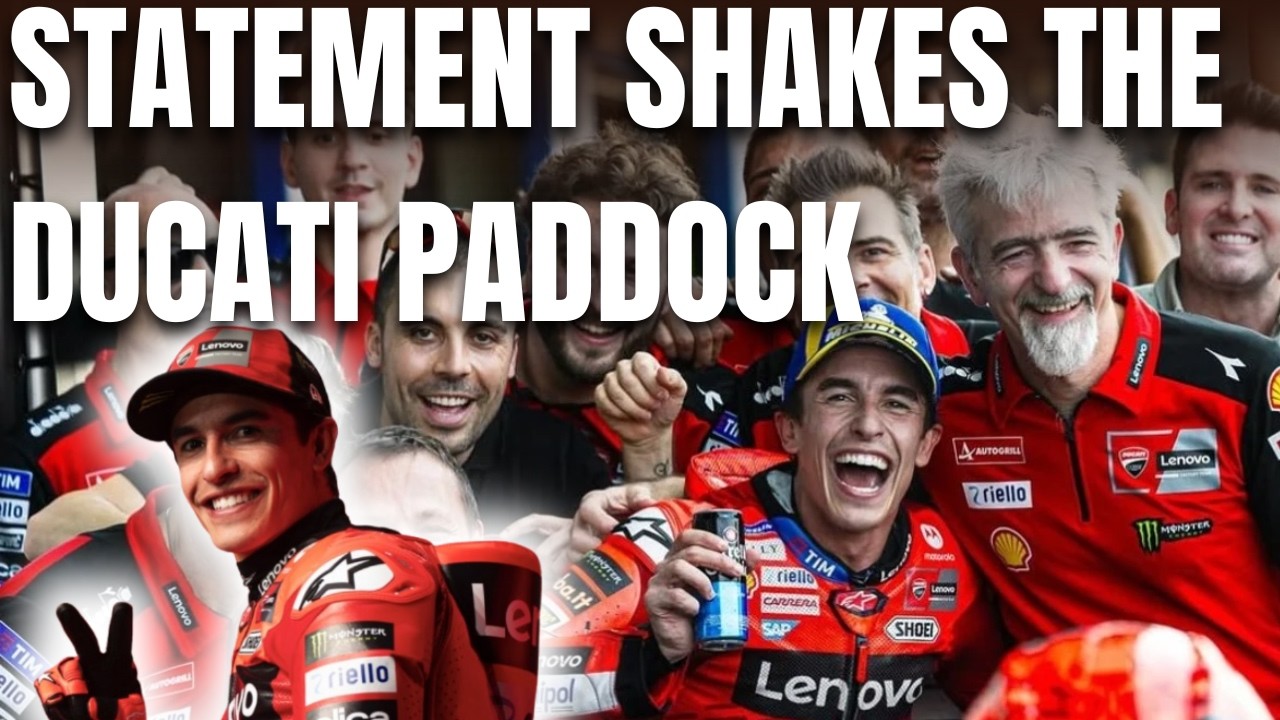 MOTO GP TODAY: MARC MÁRQUEZ'S BOMBSHELL STATEMENT SHAKES THE DUCATI PADDOCK