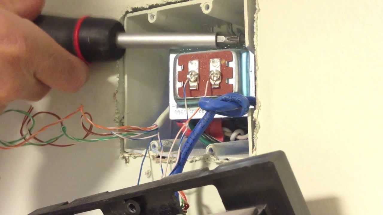 How to install a second doorbell chime wiring diagram