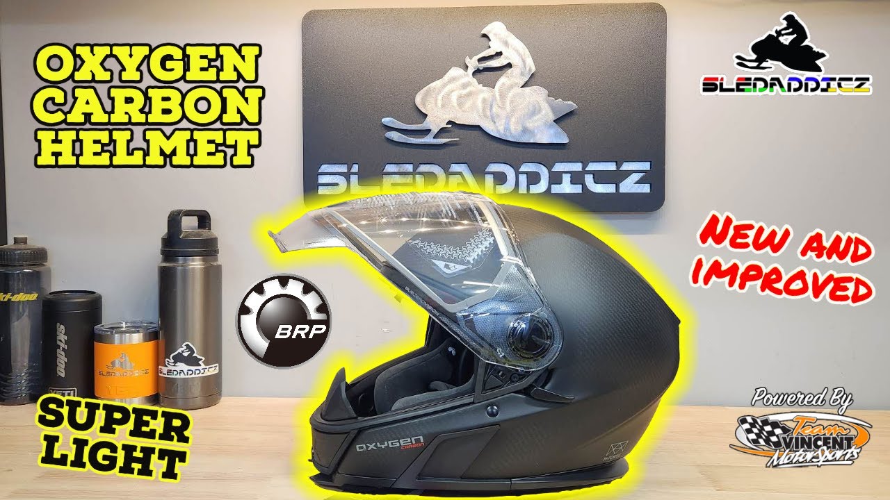 BRP Oxygen Carbon Helmet Unboxing | Initial Thoughts | Is this the best helmet for snowmobiling?