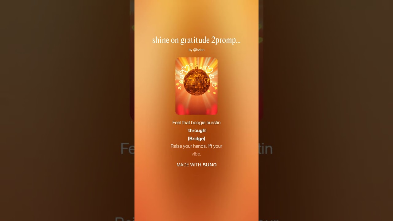 Shine On Gratitude 🙏 @hzion7101