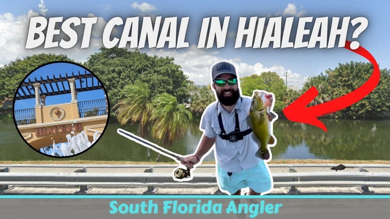 Fishing at the BEST Hialeah Canal