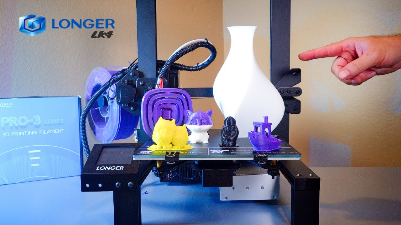 Longer LK4 - 3D Printer - Unbox & Setup