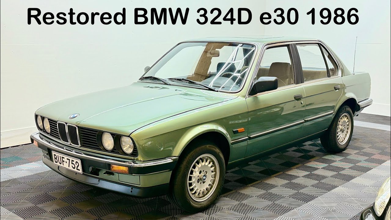 Bmw e30 324D Historic Car //Restored