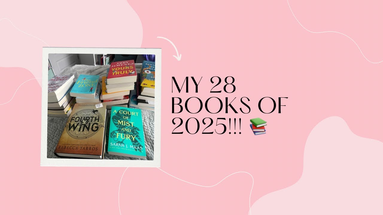 BOOKS I READ IN 2025!!! (28 BOOKS!!! 📚) | January 7th, 2026!!! 