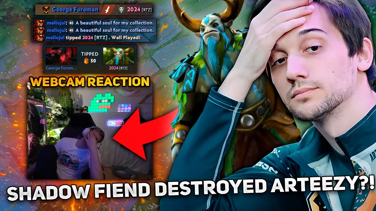 Top 85 Rank Shadow Fiend DESTROYED Arteezy in THIS GAME?!