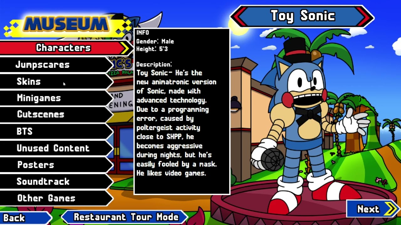FNAS 2 reopened golden sonic complete/ achievement hunting