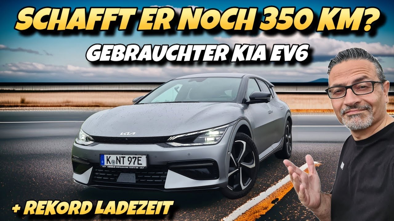 Mein Gebrauchtes Elektroauto Kia EV6! Autobahnreichweite & Ladezeit #ev #cars