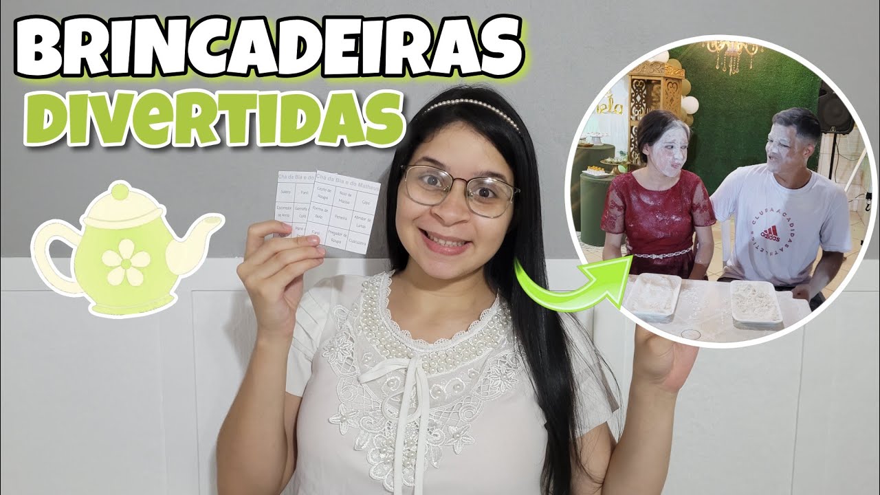 3 BRINCADEIRAS DIVERTIDAS PARA FAZER NO SEU CHÁ DE PANELA/COZINHA