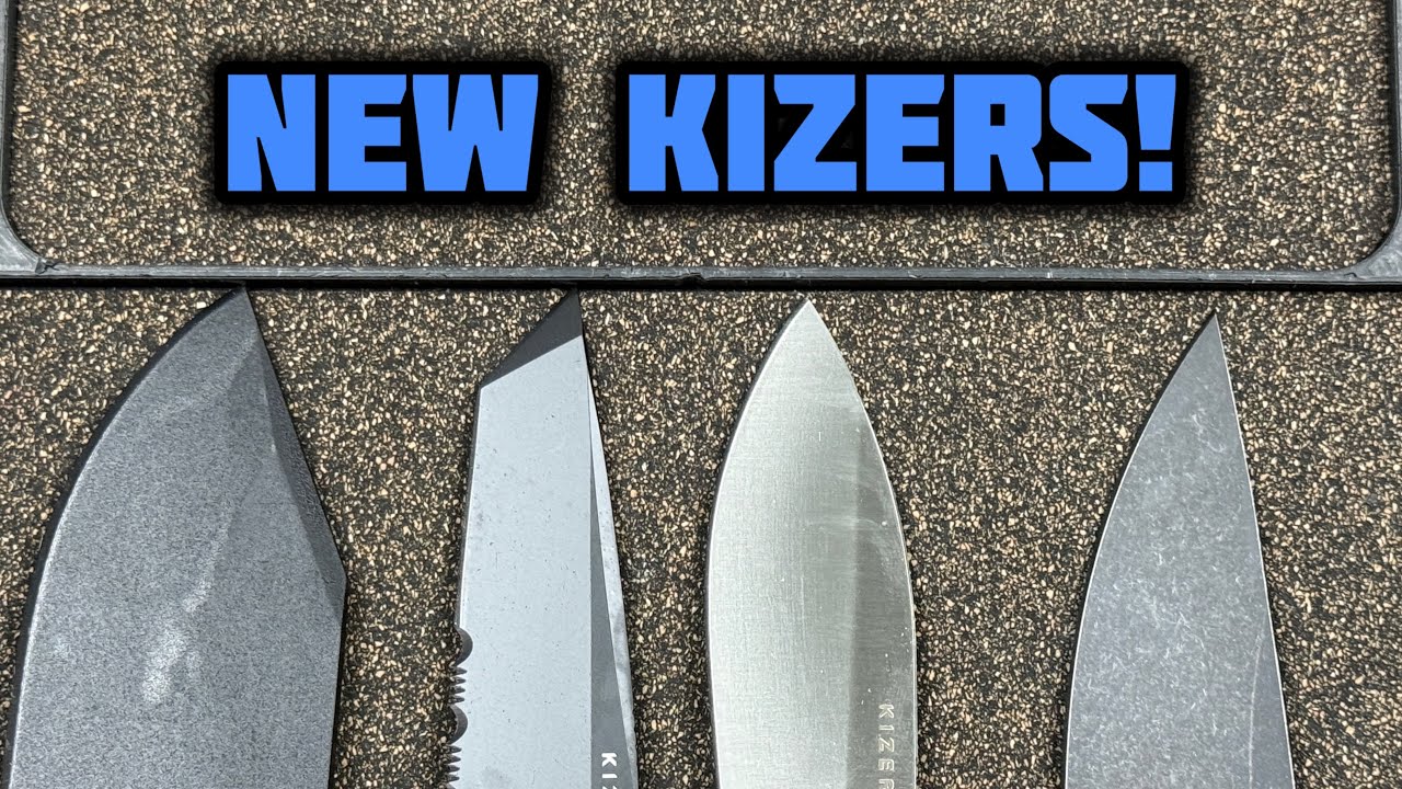 Февральские новинки от Kizer! | Я встречаю музыку | Складные ножи с поперечным креплением и ножи ...
