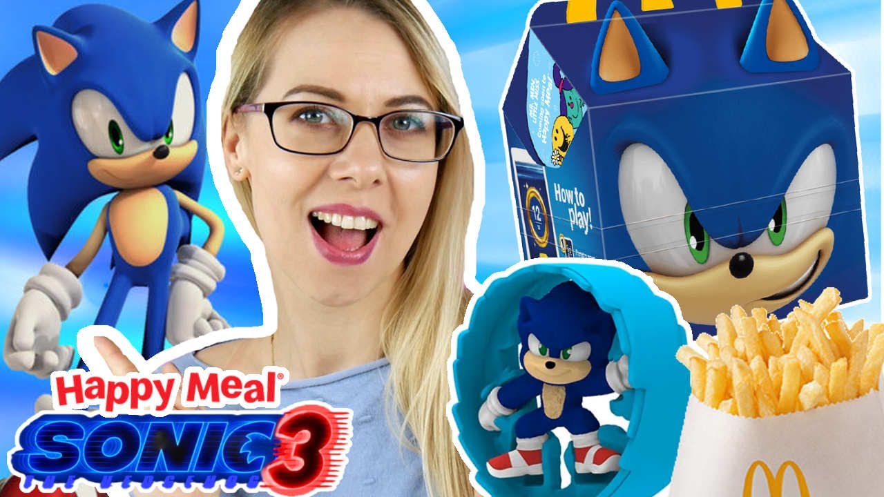 NOWE HAPPY MEAL z SONIC 3  #happymeal #mcdonald #sonic