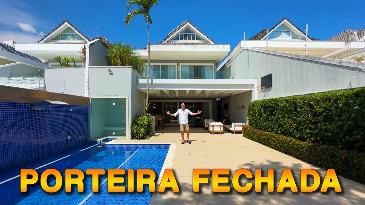 EU AMEI ESSA CASA!! MARAVILHOSA CASA DE LUXO DECORADA À VENDA PORTEIRA FECHADA!! | MULLER IMÓVEIS RJ