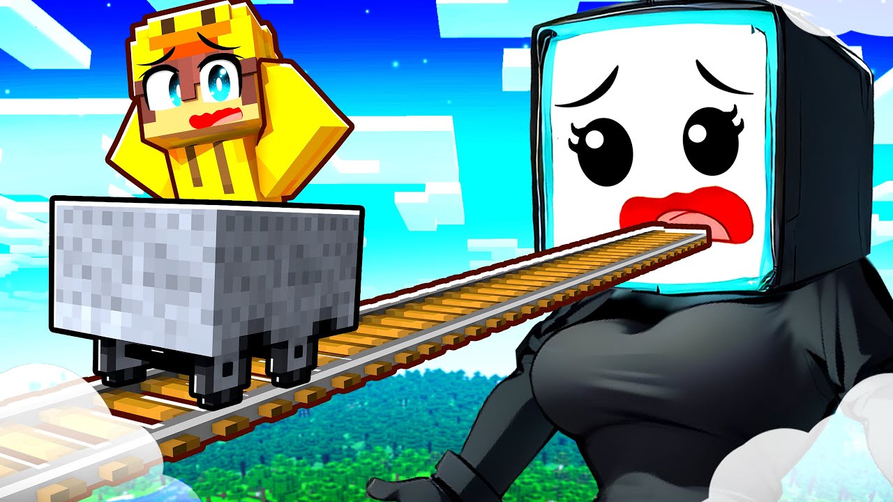 Minecart Ride into TV WOMAN...