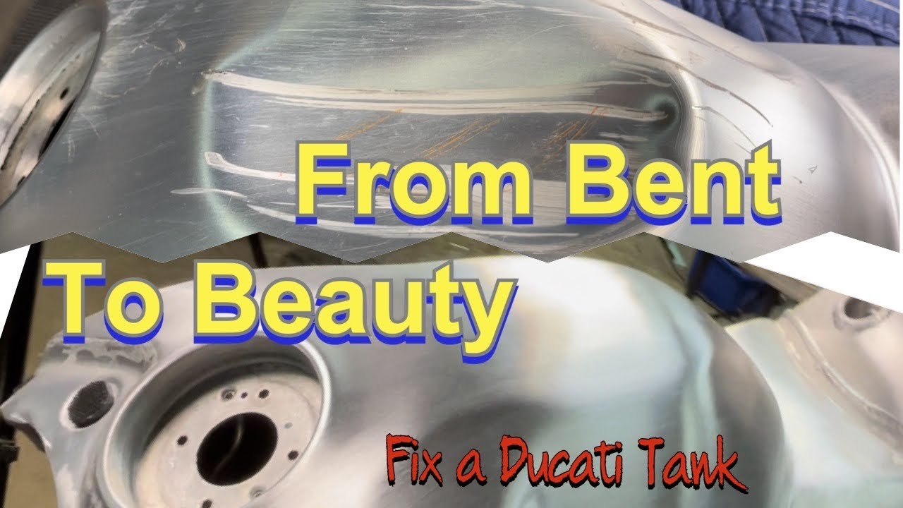 Fix A Damaged Ducati Tank !!