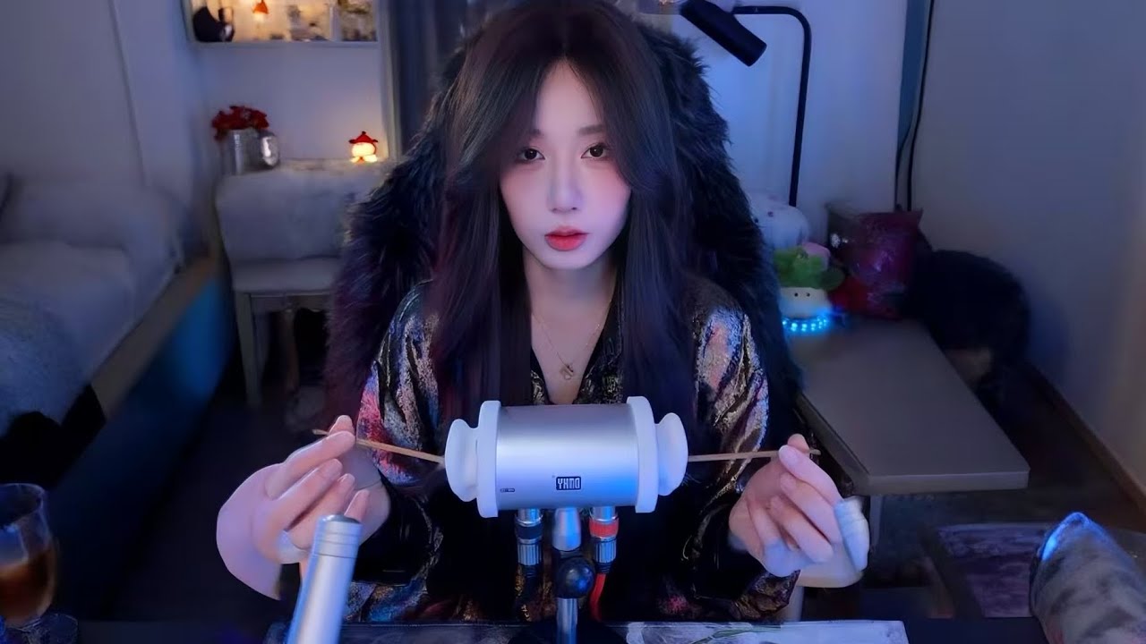 【ASMR 3dio】芒果（无人声）  清洁耳道 放松身心   搓麦 棉签掏耳